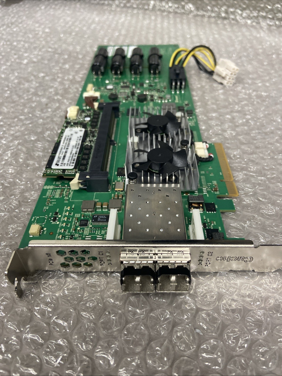Dell 0F4YMD Dual Port 8Gb SFP+ Intelligent Cache Adapter Card F4YMD, W:4GB CACHE