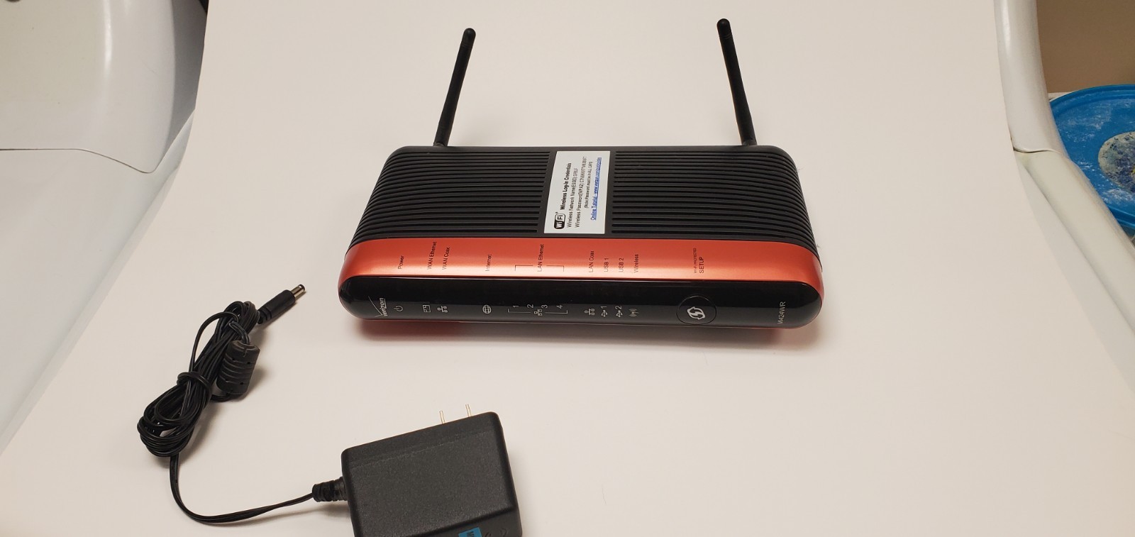 Verizon FIOS Router Actiontec Rev I Gigabit Wireless Wifi  w/ac plug MI424WR