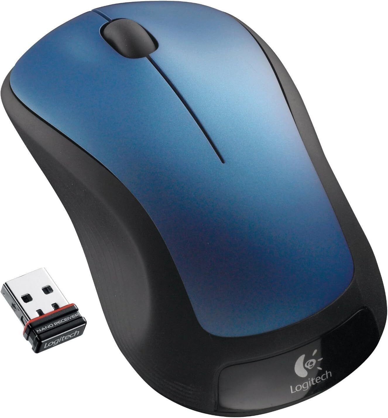 Logitech M310 Wireless Ambidextrous Optical Mouse, Peacock Blue