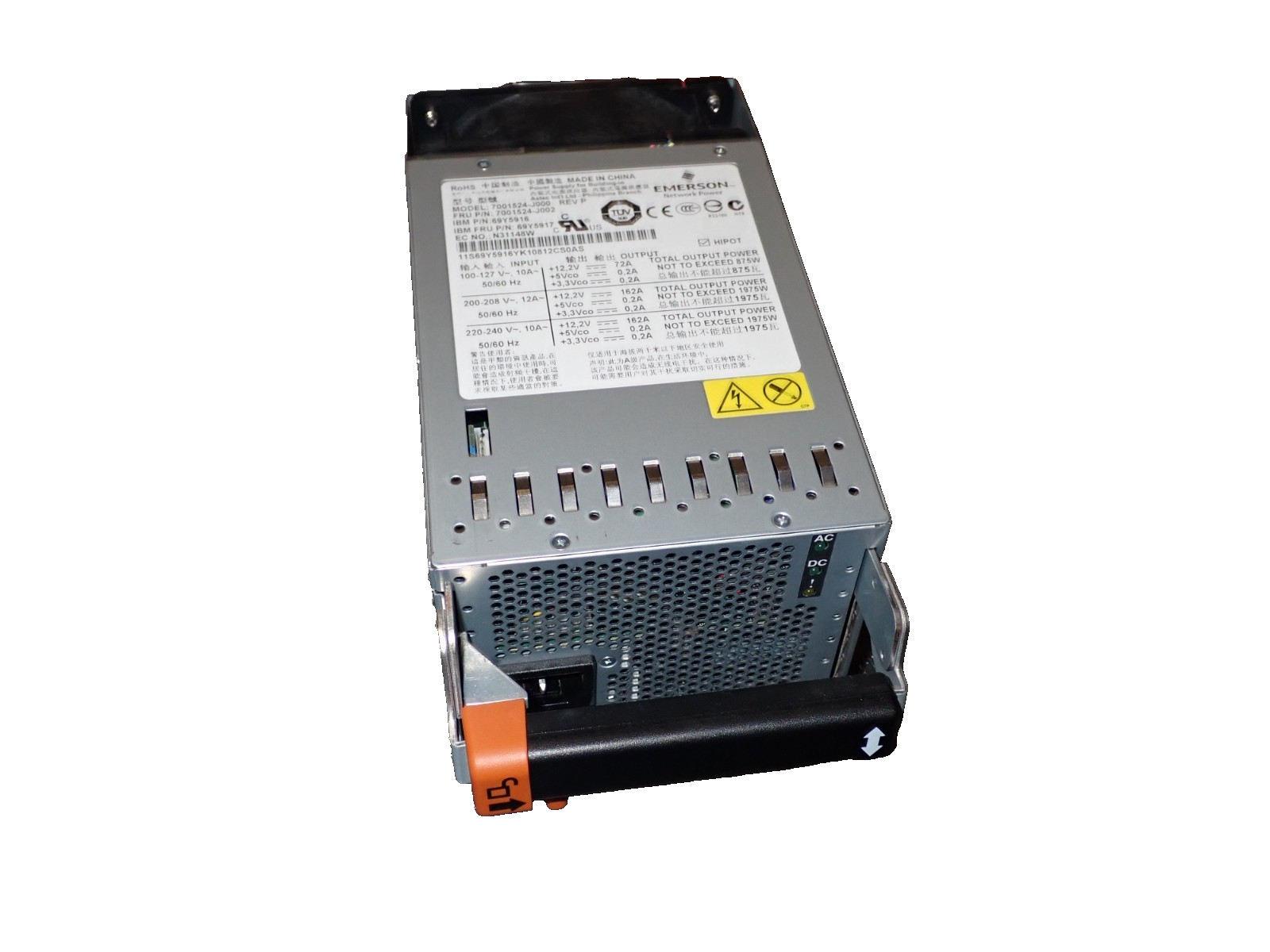 IBM 69Y5917 High-Performance Enterprise Servers 1975-Watt Power Supply Unit