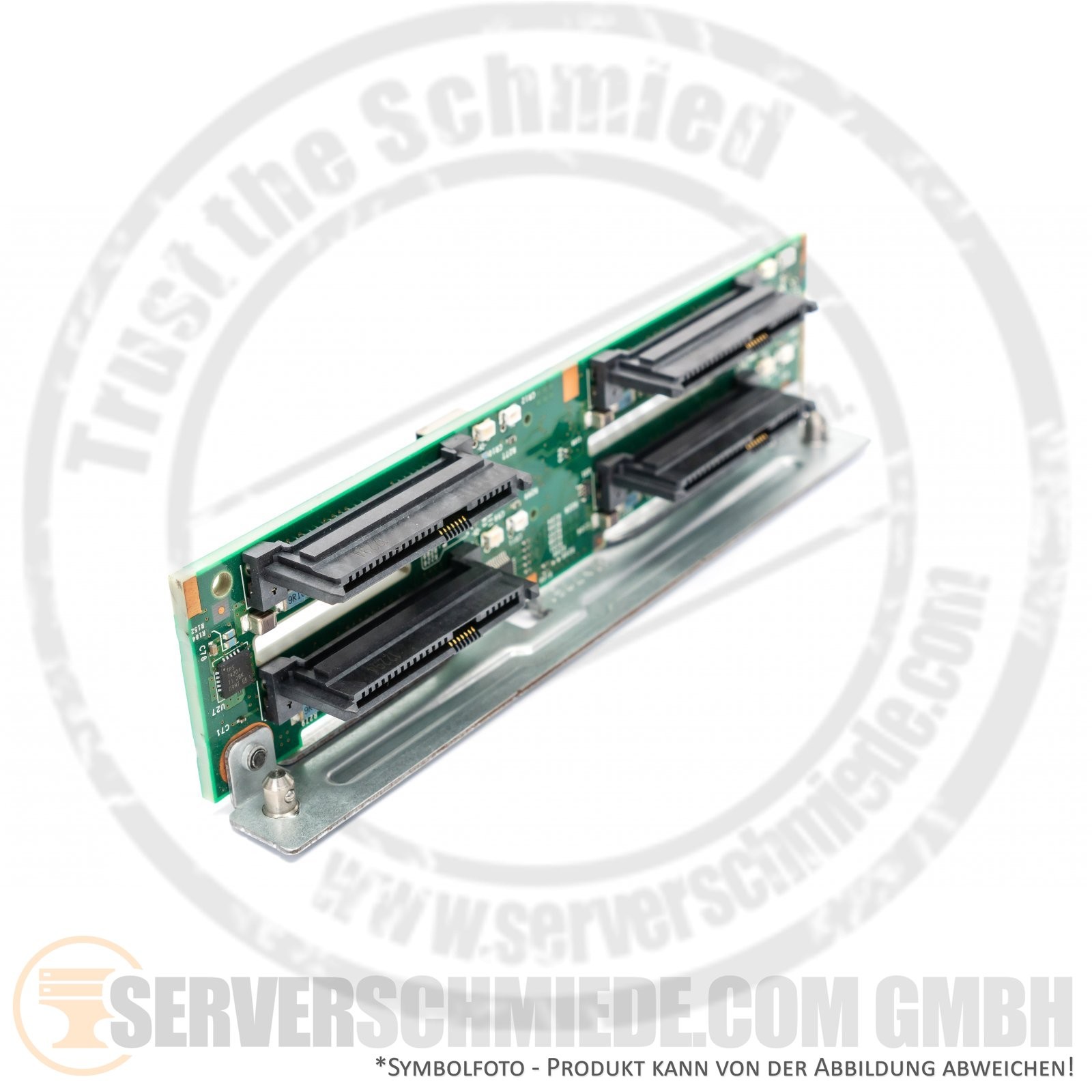 IBM X3550 M4 2.5" SFF 4 Bay Drive SSD HDD Backplane 46C909 inc cage