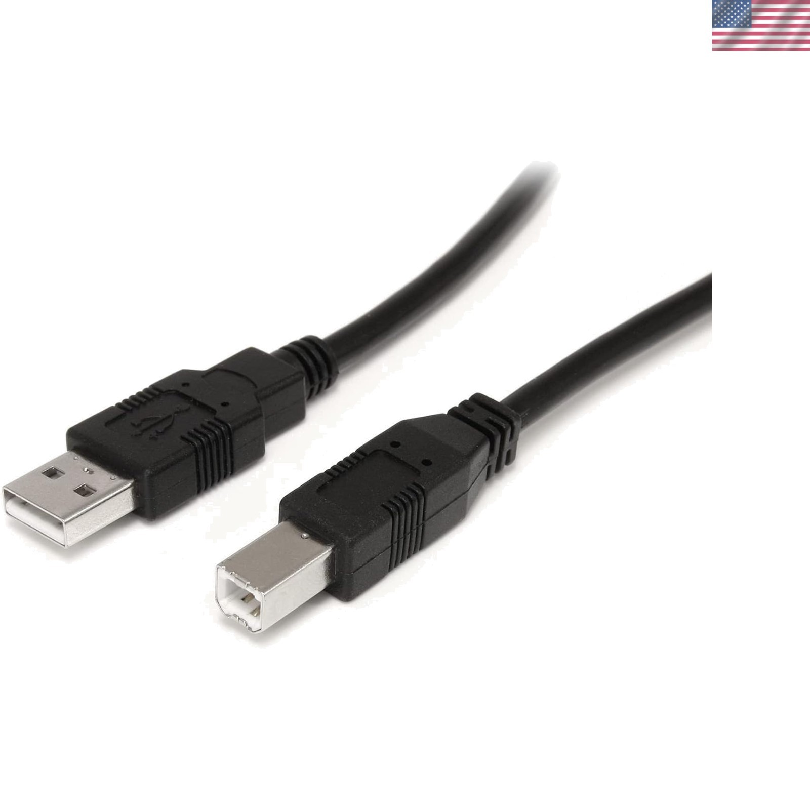 StarTech 30ft Active USB 2.0 Cable, USB-A to USB-B, Black