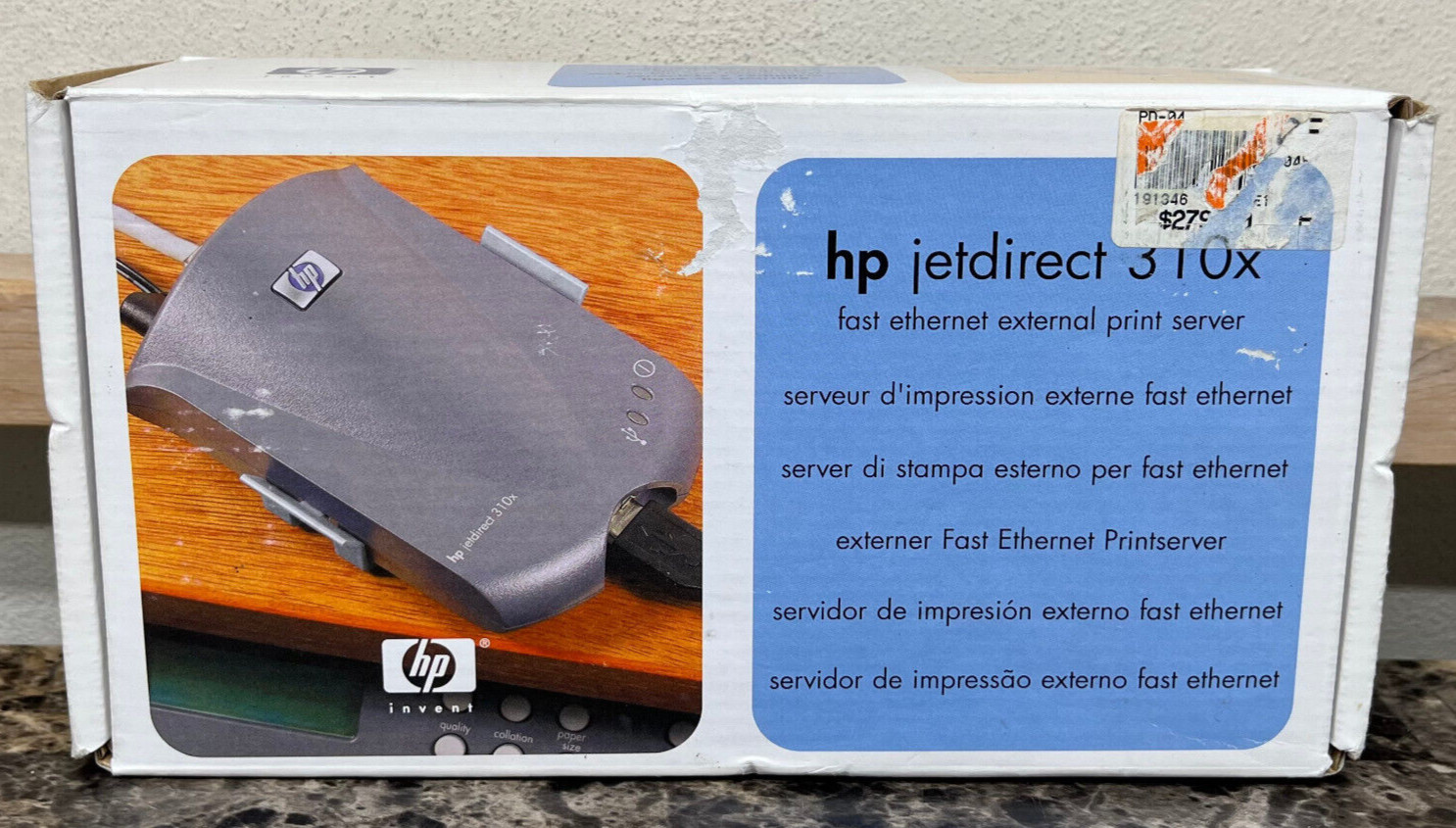 HP JetDirect 310x Fast Ethernet External Print Server BRAND NEW UNUSED