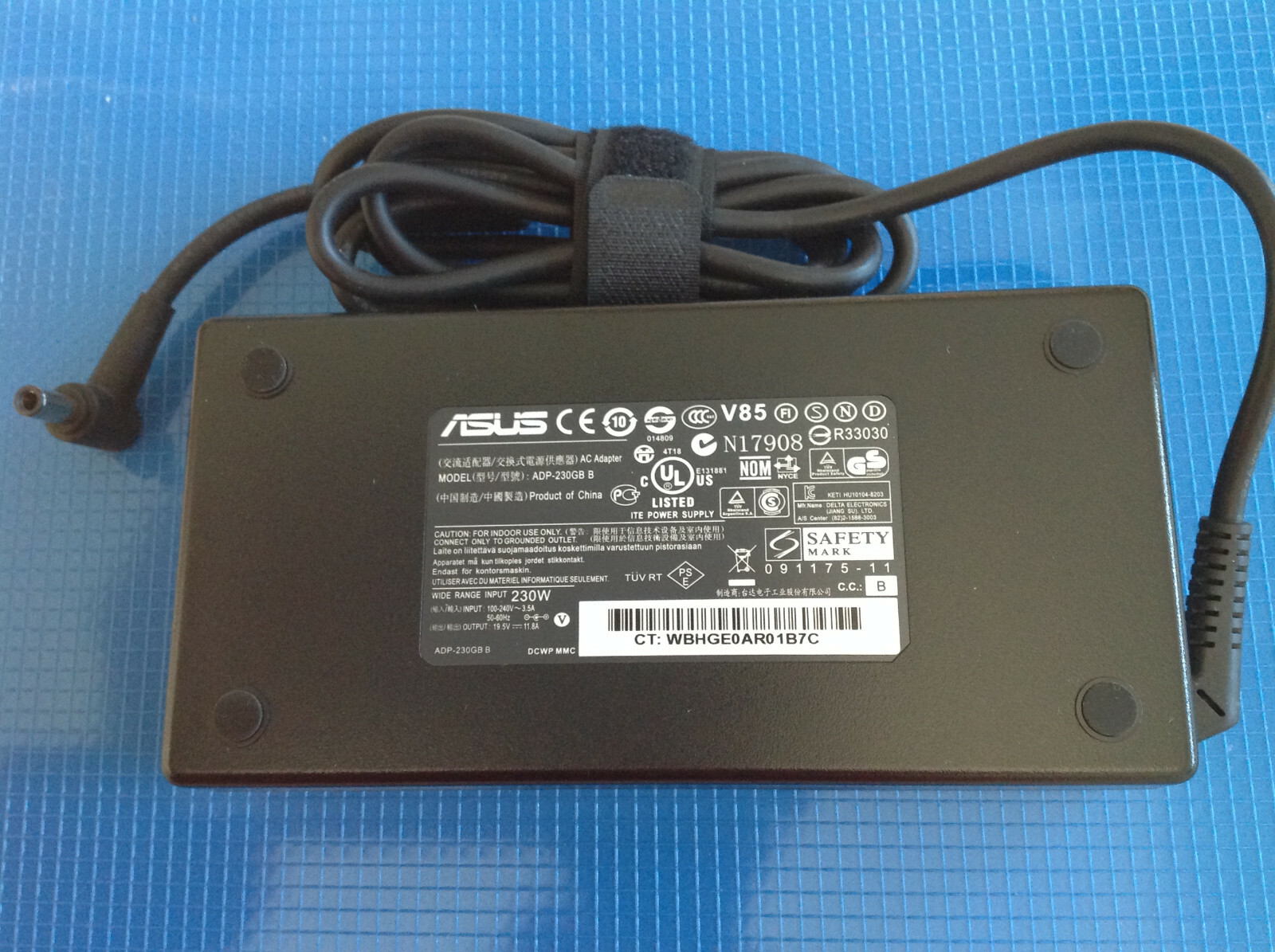230w OEM ASUS ROG GR8 II GR8ii GU502 GU502GV Laptop PC AC Charger+Cord 6.0*3.7mm