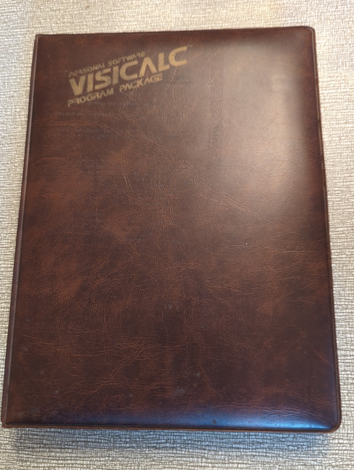Vintage VisiCalc Apple II Program Binder | Disk & Manual Set | Personal Software