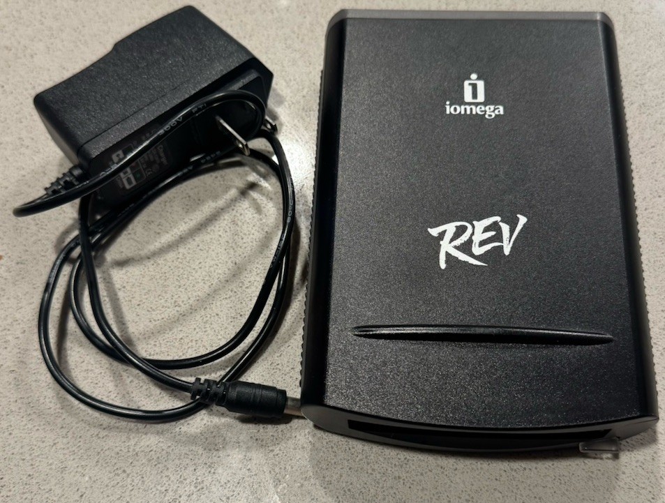 iomega REV USB External USB 2.0 Zip Hard Disk Drive WORKING Perfect Condition