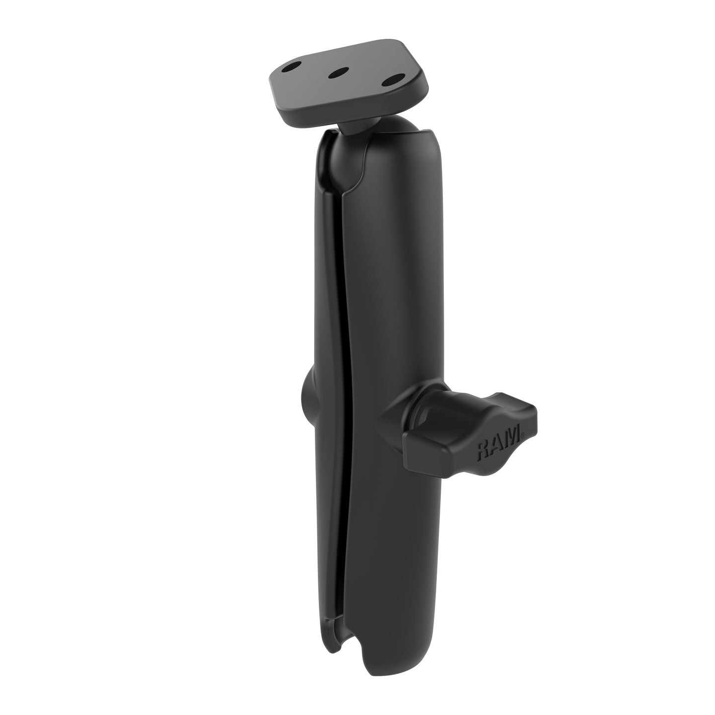 RAM-B-103-C-238U  RAM Double Socket Arm with Diamond Plate - B ...