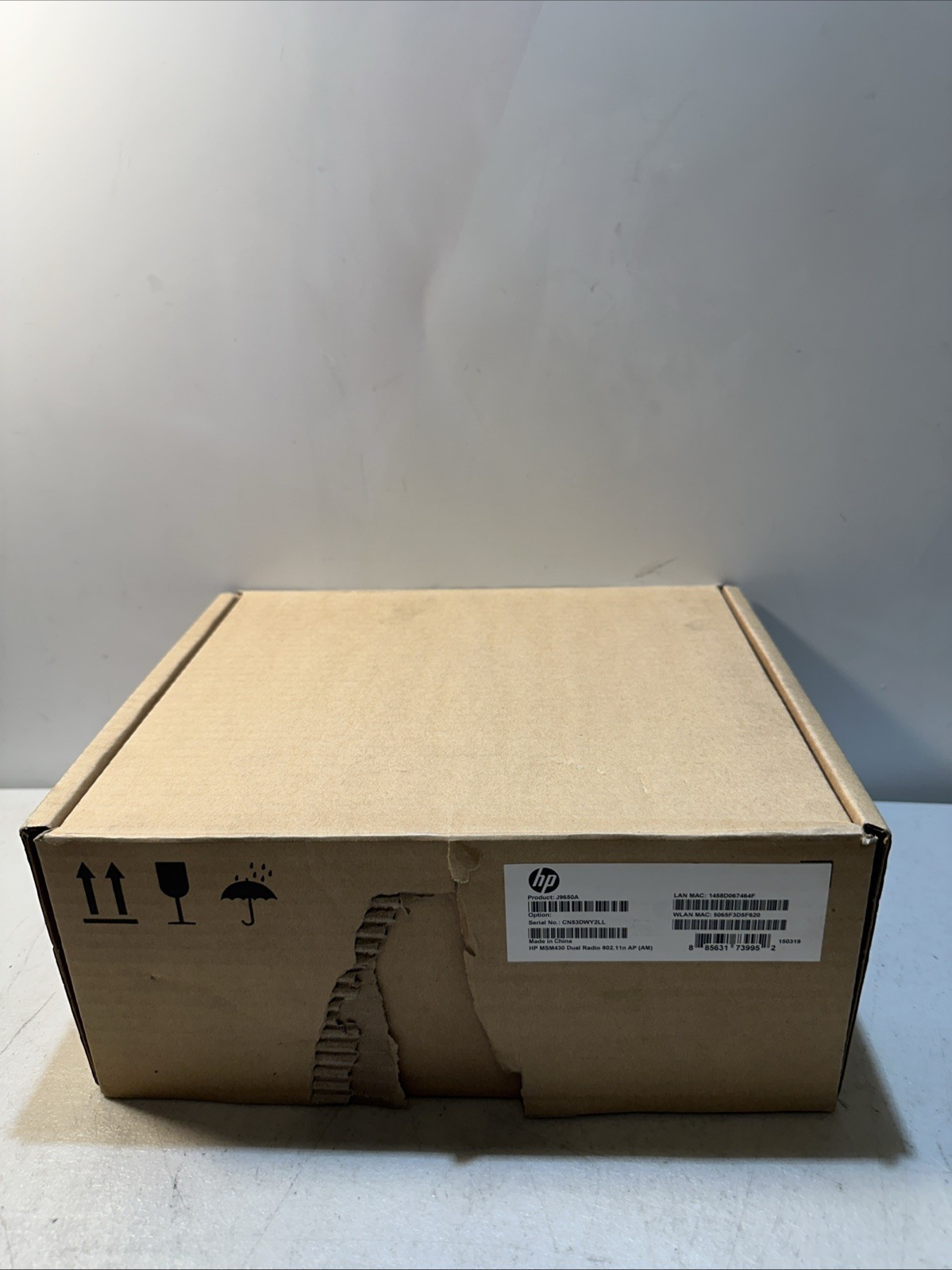 HP J9650A MSM430 Dual Radio 802.11n Wireless Access Point