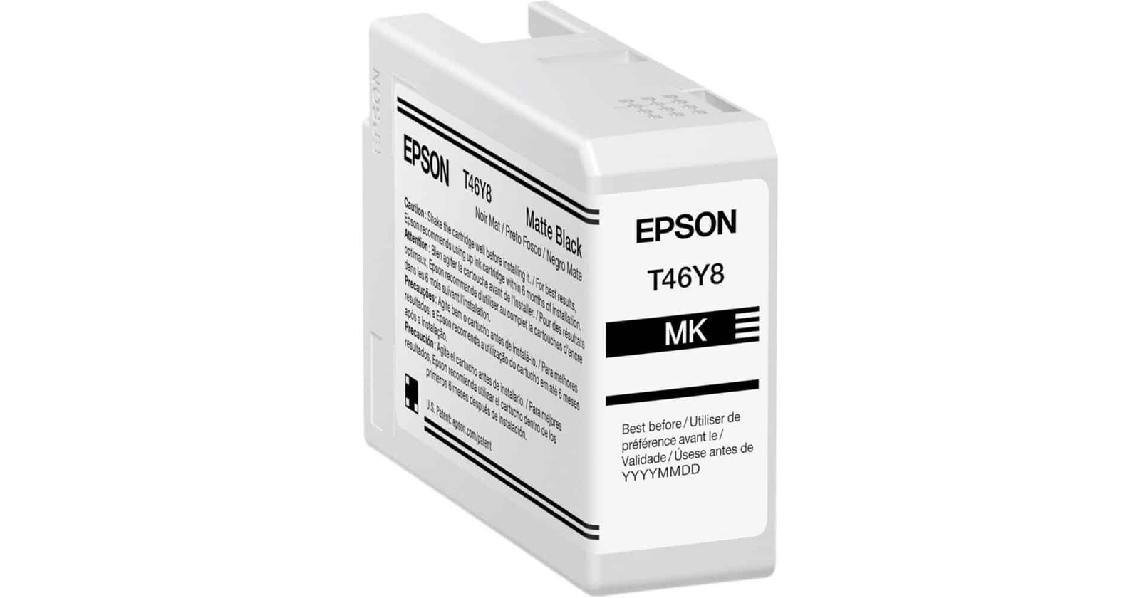 Epson T46Y UltraChrome PRO10 50 mL Matte Black Ink Cartridge [T46Y800]