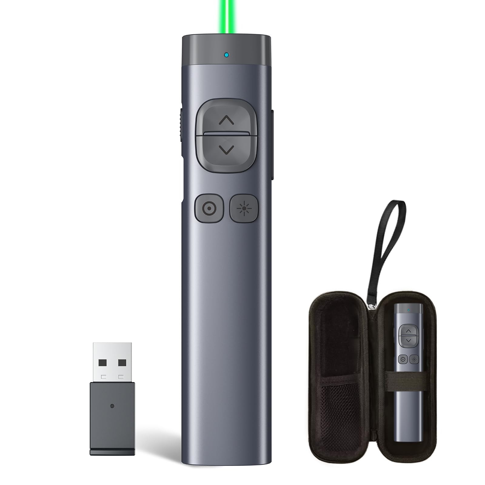 N97s Presentation Clicker for Powerpoint Presentations with Digital Pointer