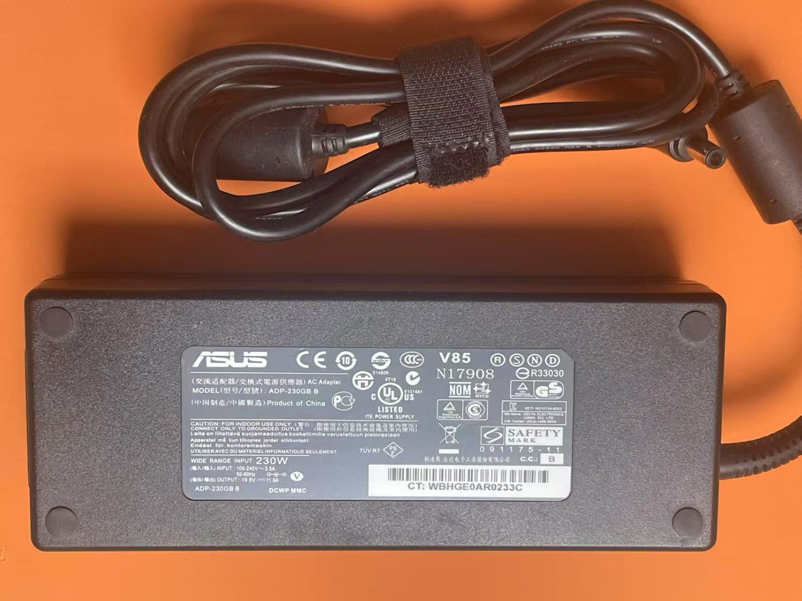 230W Adapter/Charger+Cord FOR ASUS ROG G752V G752VT G752VL LAPTOP 5.5*2.5