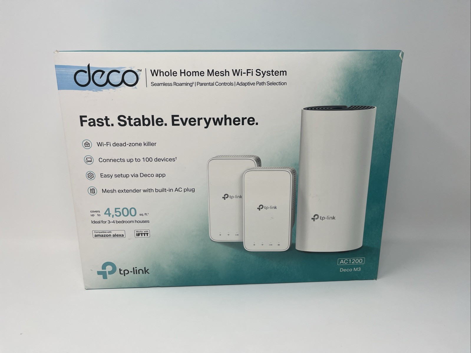 TP-Link Deco M3 AC1200 Whole Home Mesh WiFi System 3-Pack Factory Sealed