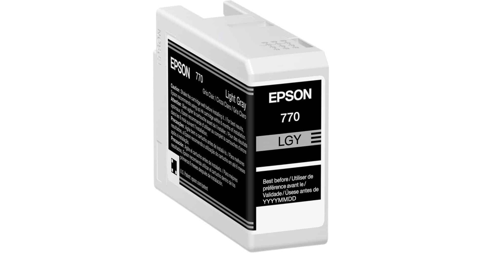 Epson T770 UltraChrome PRO10 25 mL Light Gray Ink Cartridge [T770920]