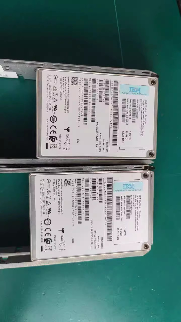 New IBM/Lenovo Storage 02PX541 02YC036 02PX748 1.92TB SAS 12G 2.5" V5000 SSD