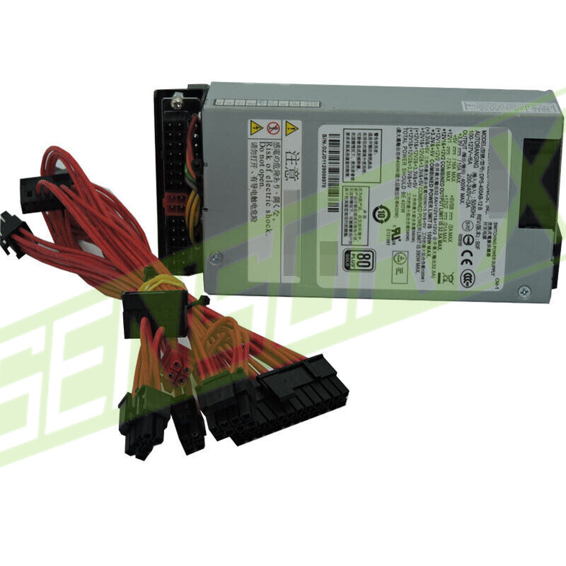 1PCS for T39 FLEX ITX Computer Server 12V 400W R47M41K39 1U Switch Power Supply