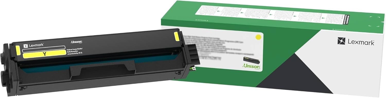 Lexmark 20N10Y0 Yellow Return Program Print Cartridge, Yellow