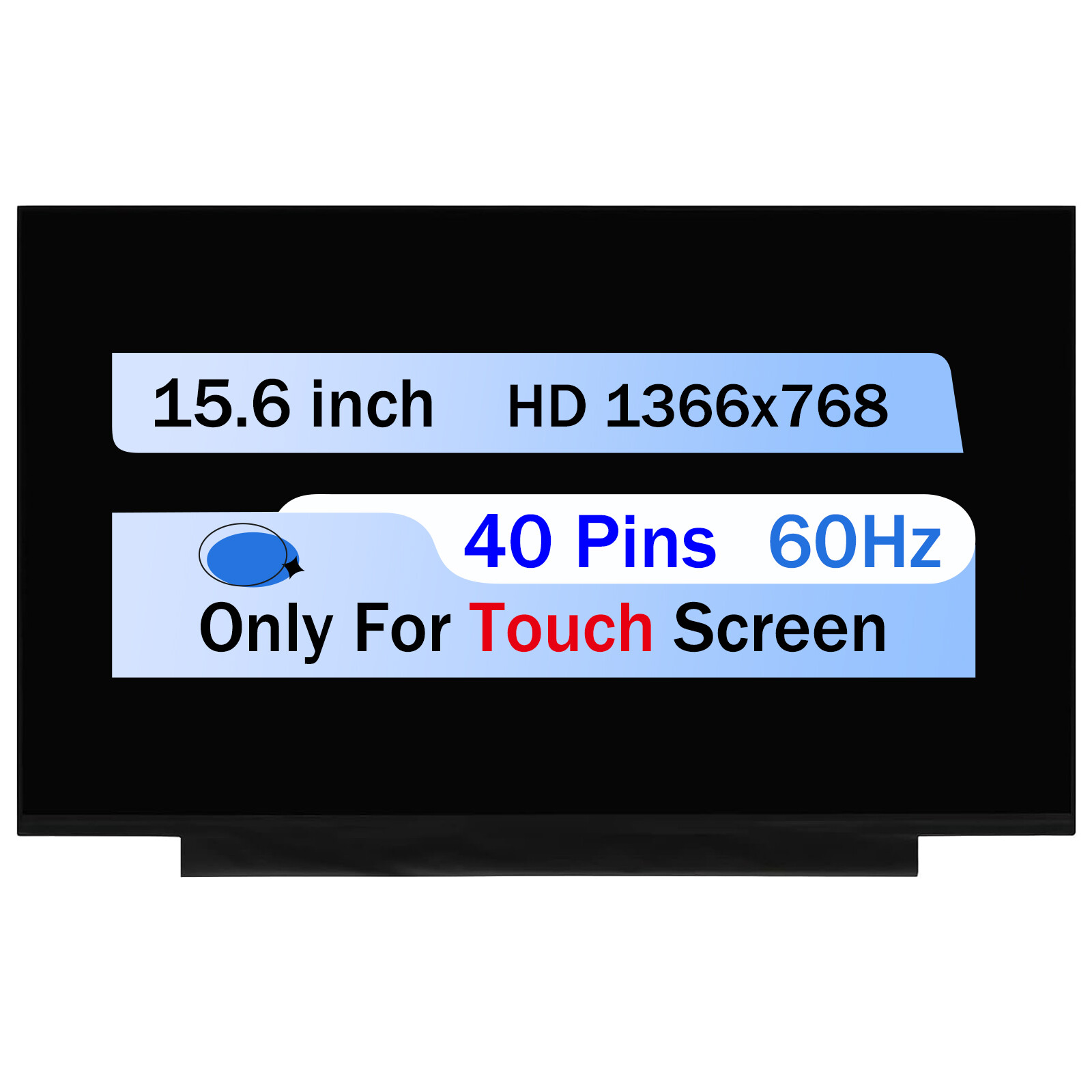 New 15.6" HD LCD Touch Screen Display for HP 15-FD0049NR 15FD0213NR 15-FD0103NR