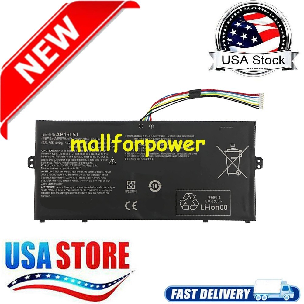 New Battery AP16L5J AP16L8J For Acer TravelMate TMX514-51 TMX514-51T Series