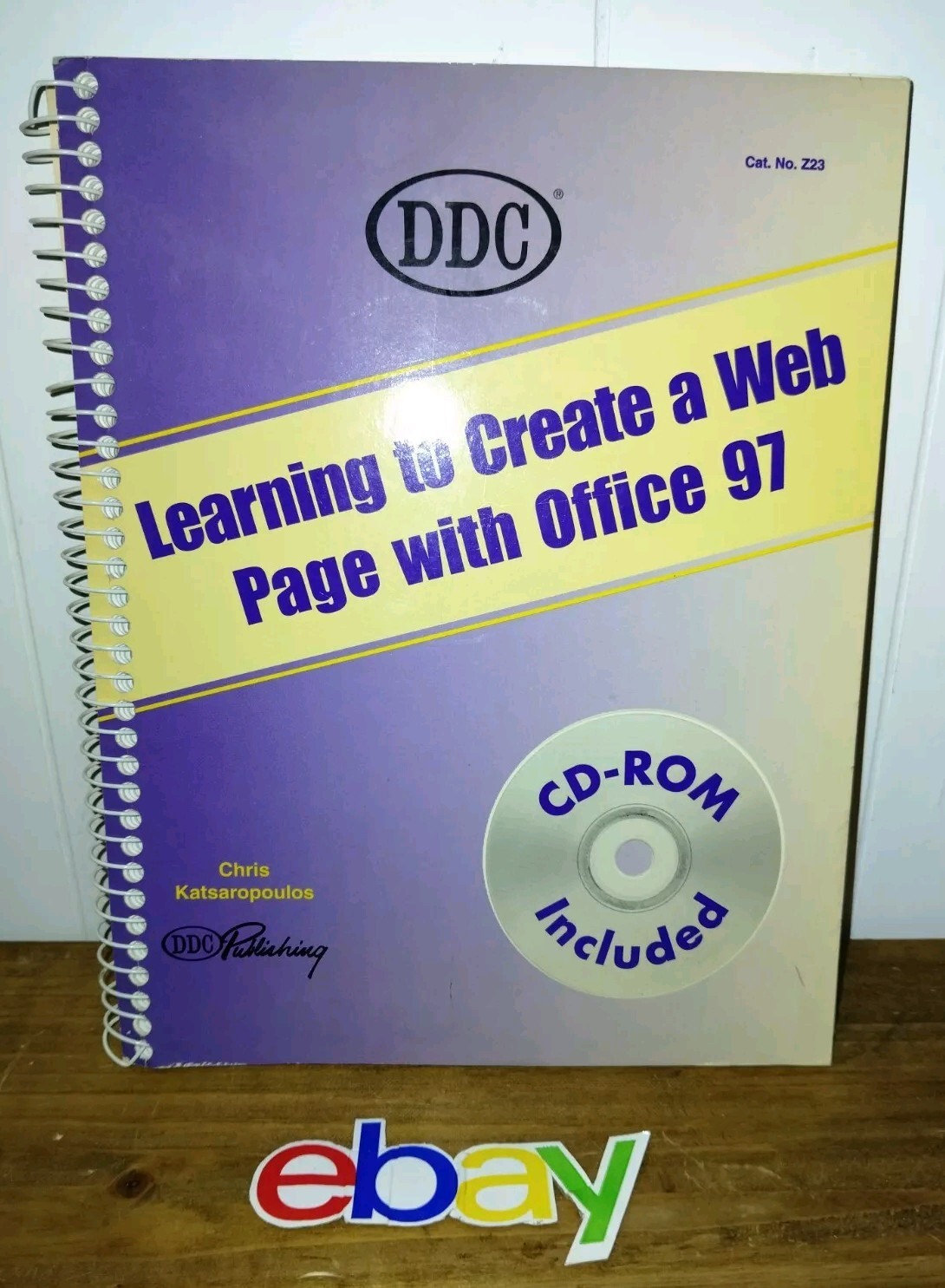 VINTAGE Learn To Create A Web Page W Office 97 Book & PC Program SOFTWARE New 