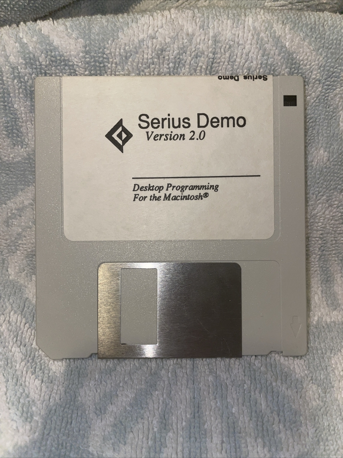 Vintage Serius Demo Version 2.0 3.5” Floppy Disk Desktop Programming Macintosh 