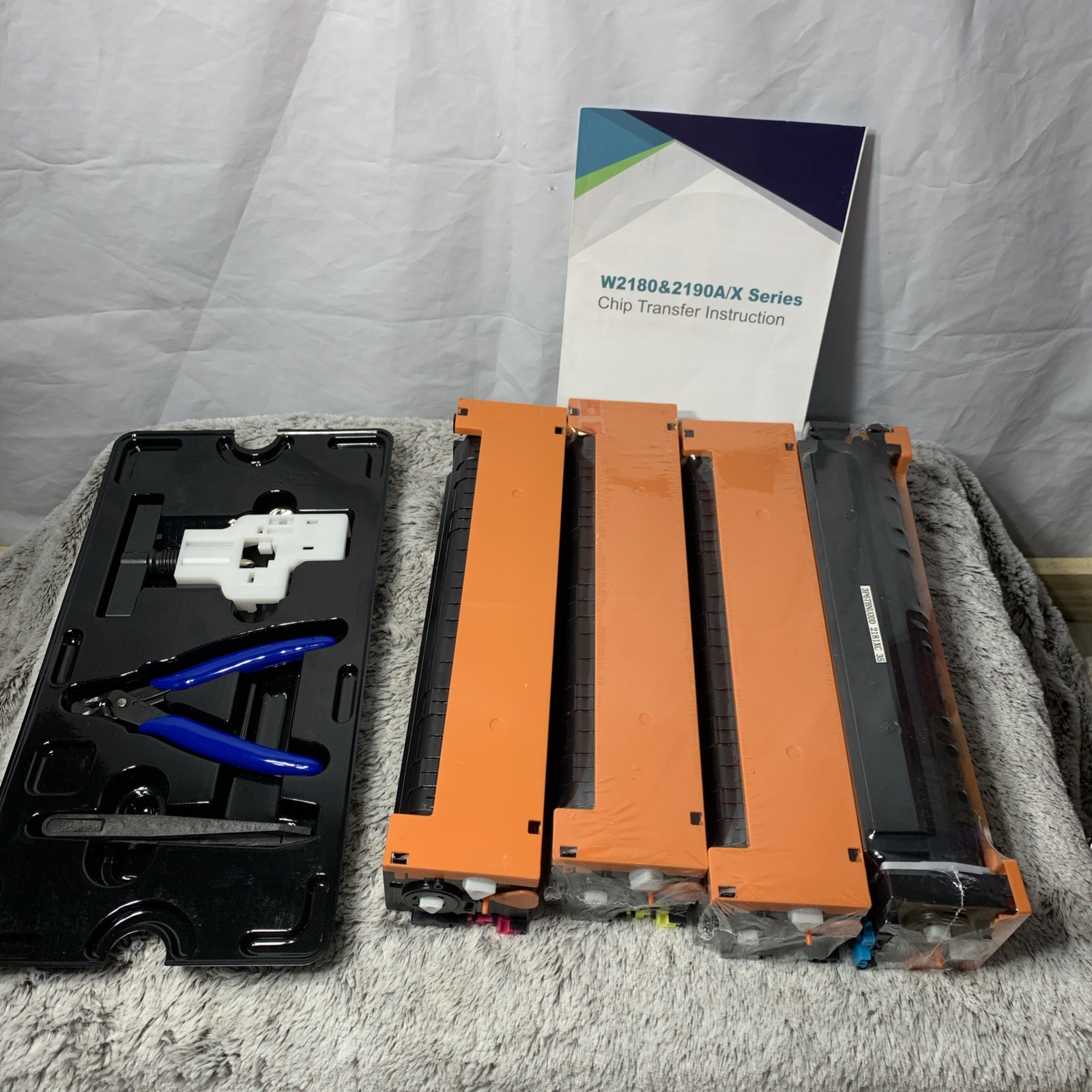 218X Toner (with Chip) Compatible for HP 218X HP 218A Toner Cartridges 4 PCS 