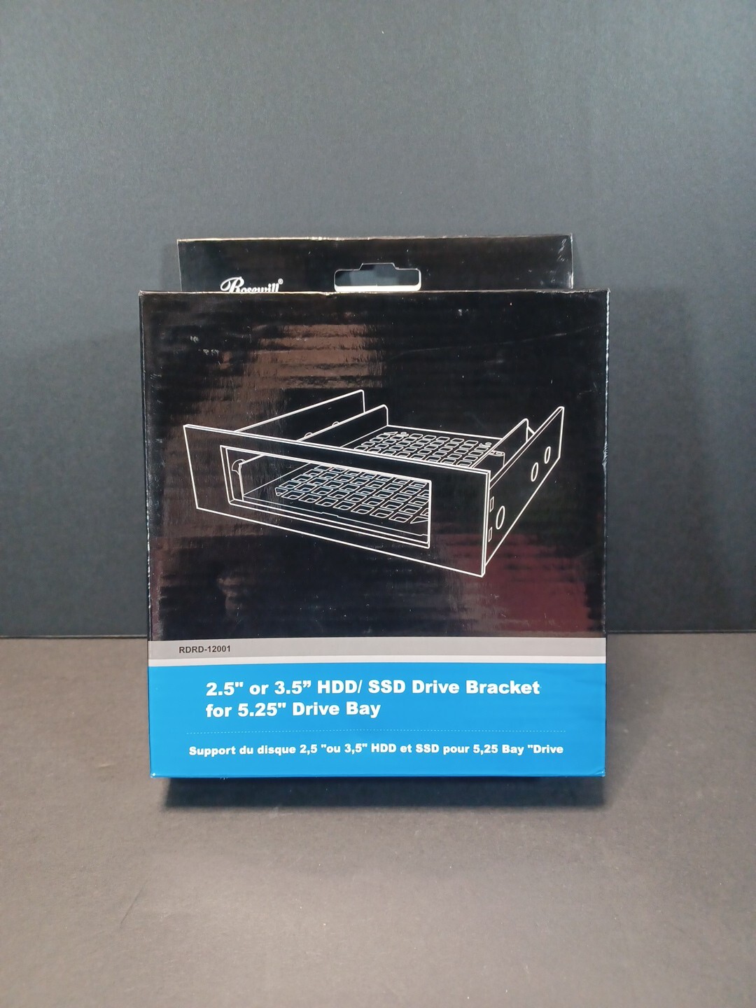 Rosewill 2.5"- 3.5" SSD/HDD Bracket Mounting Kit 5.25" Drive Bay RDRD-12001