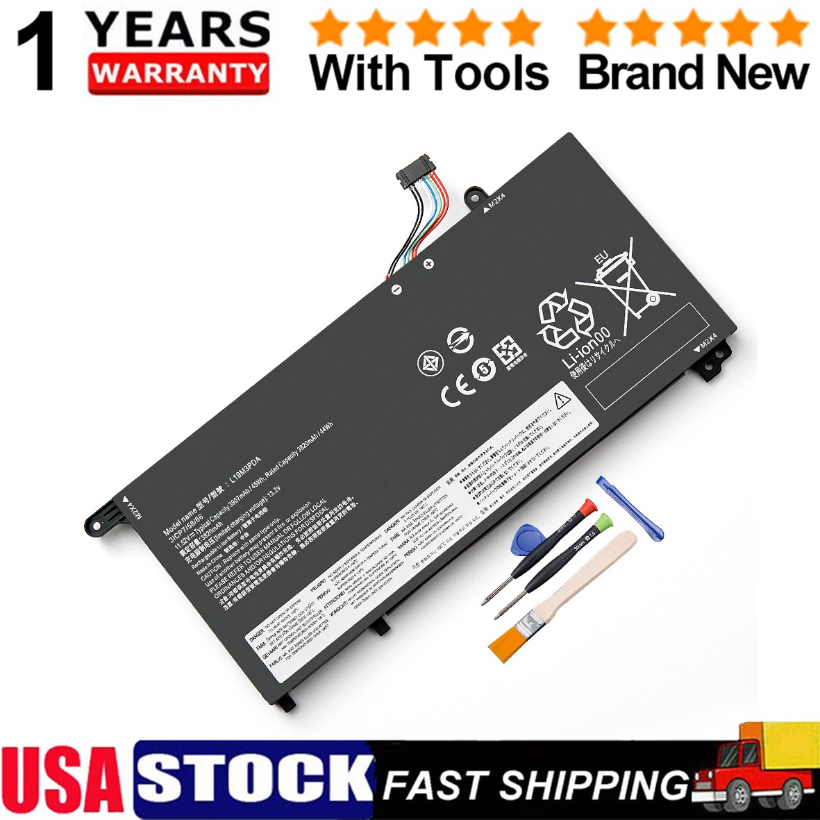 L19M3PDA L19L3PDA Battery For Lenovo ThinkBook 14 15 G2 G3 G4 G5 ITL IRL ABA IAP