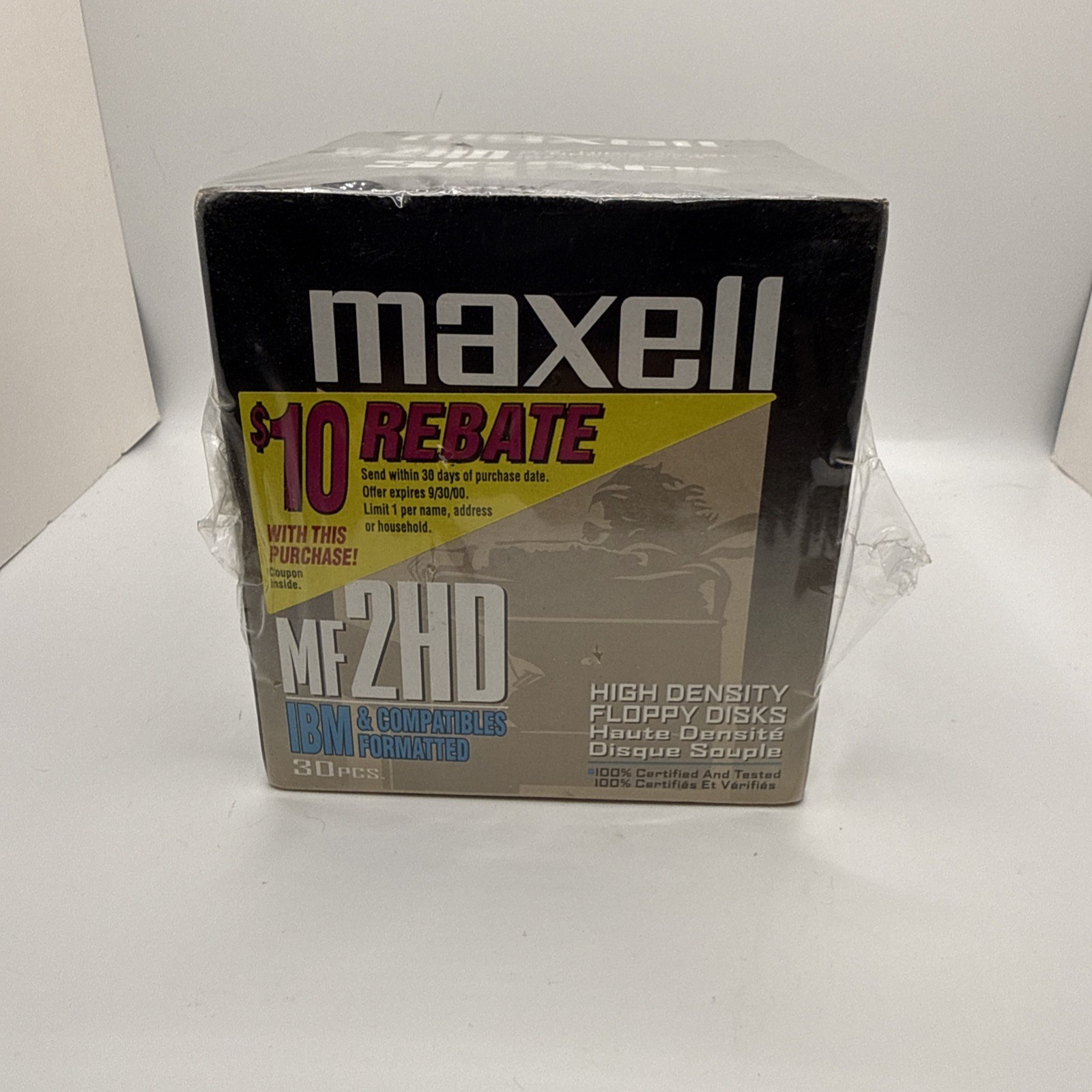 Maxell MF2HD 2HD 3.5” Floppy Disks 1.44MB IBM PC 30 Pack Sealed