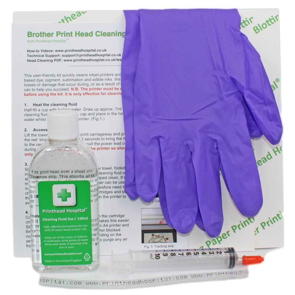 Printhead Hospital Cleaning Kit - Brother Inkjet Printers 150 ML - NEW