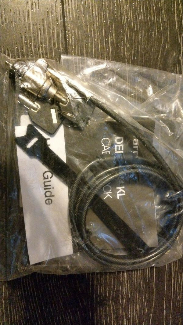 Brand New TARGUS DEFCON P2KL T-lock Key Cable Lock for Notebooks