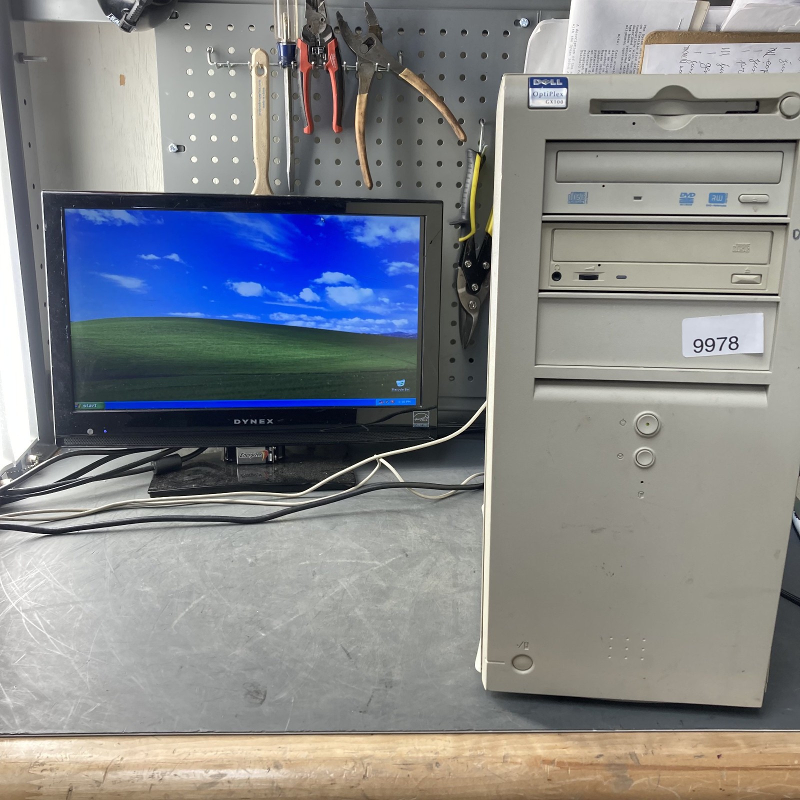 Dell Optiplex GX100 Retro PC Windows XP Celeron CPU 600MHz 384MB RAM 320GB HDD