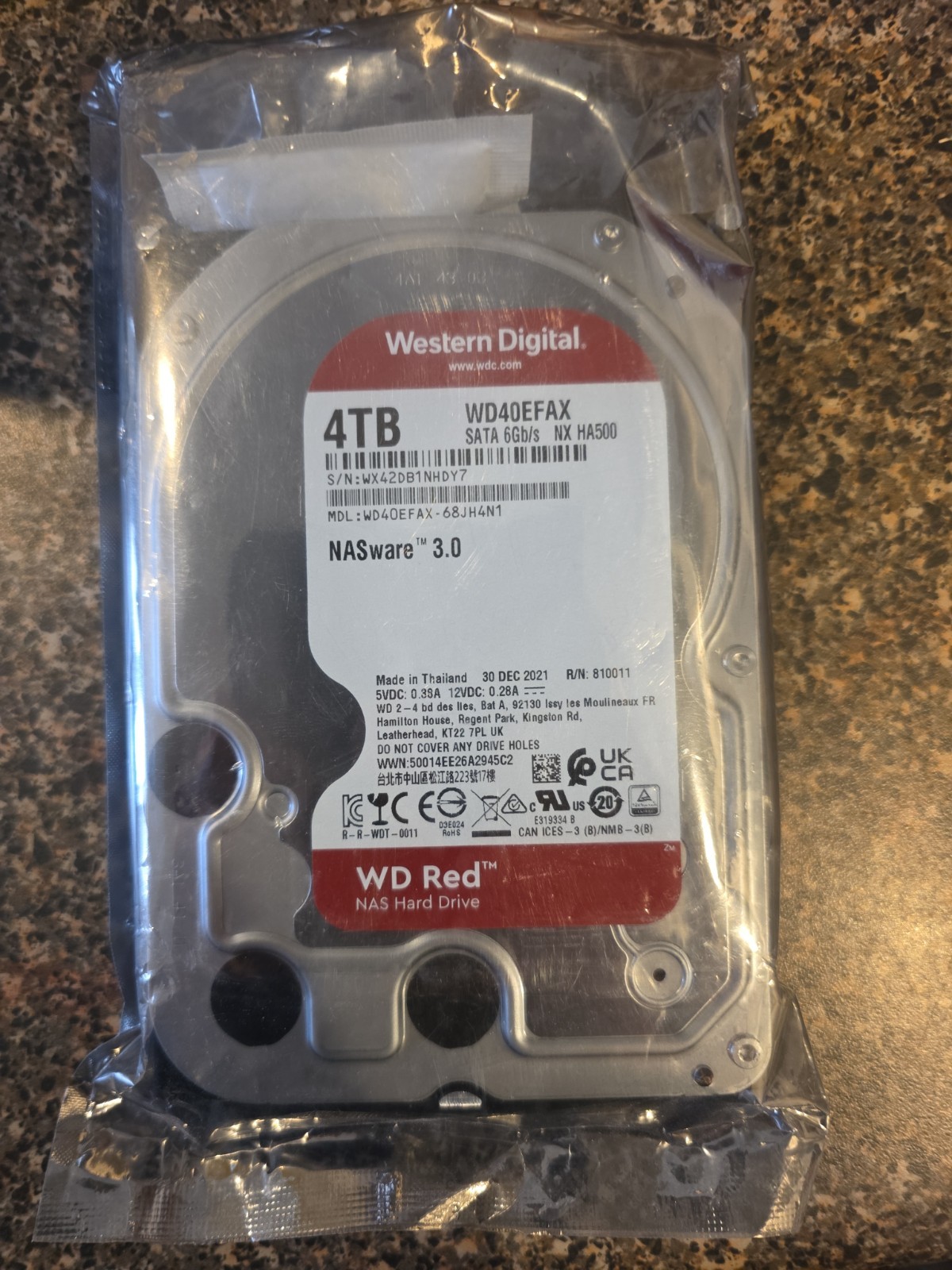 4tb Wd Red WD40EFAX