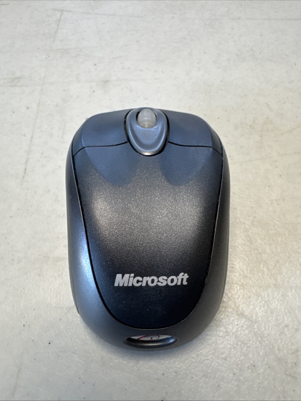 Microsoft Wireless Notebook Optical Mouse 3000 Model 1056 Gray w/ USB Receiver