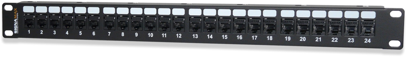 Signamax / AESP - 24458FTHD-C6 - 24-Port Category 6 Feed-Thru Unscreened HD