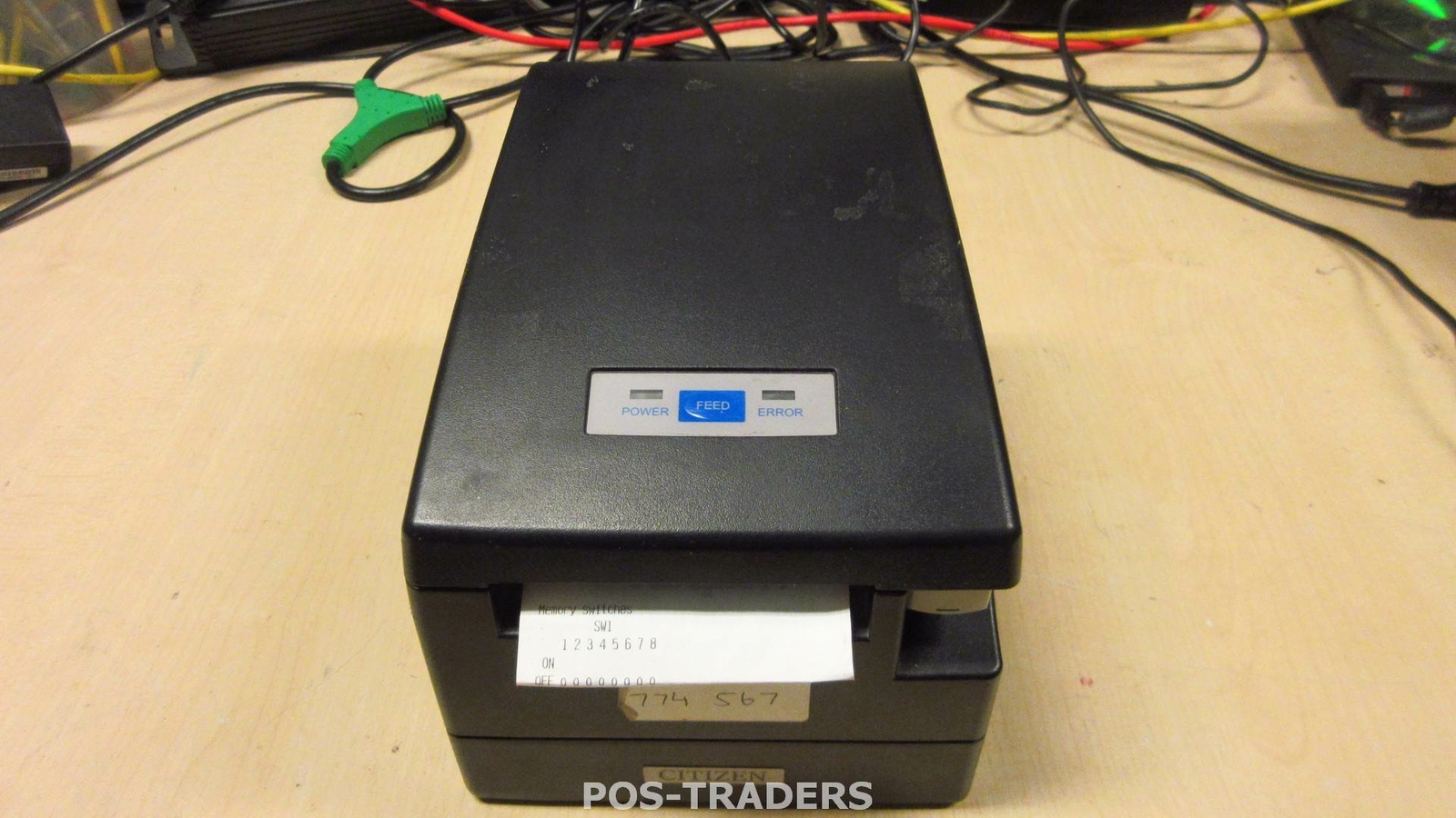 Citizen CT-S2000 USB Serial 80MM 203 dpi Ticket Printer Printer Black Black