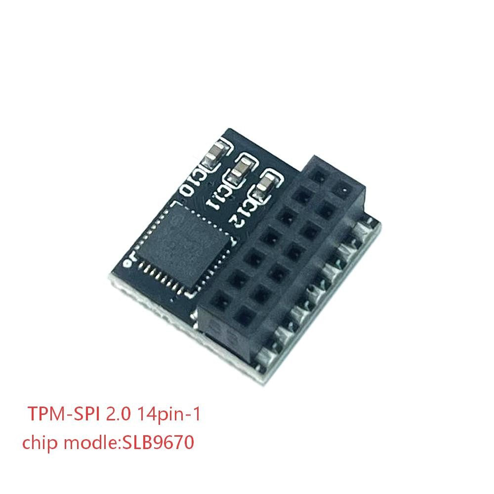 NEW TPM-SPI 2.0 14pin-1 SLB9670 Security Module for ASUS Z890 MAX GAMING WIFI7