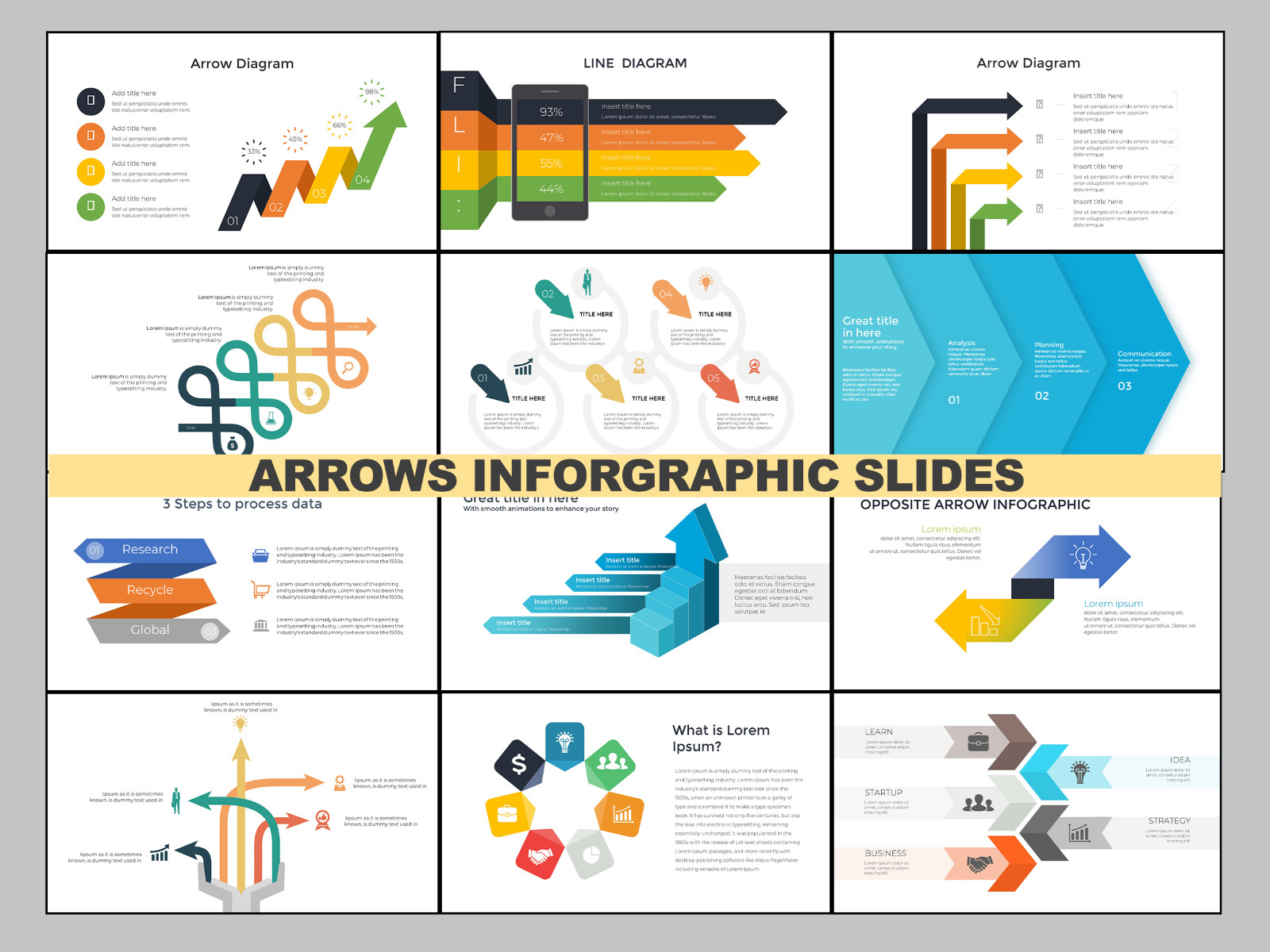 350+ PowerPoint Infographic slides with fast delivery