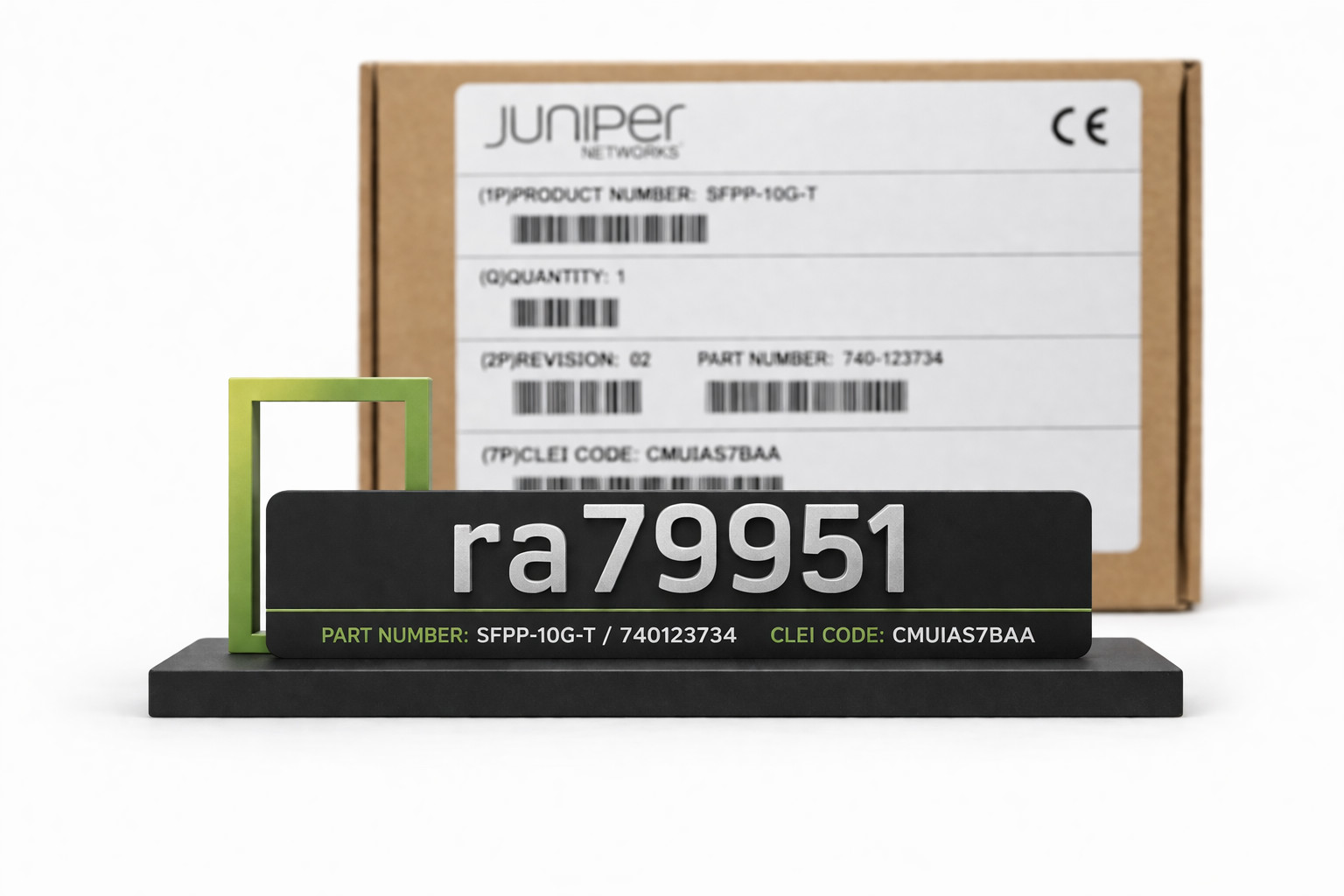 Juniper SFPP10GT  740123734 10GBASET SFP RJ45 Copper Module IN STOCK G1N