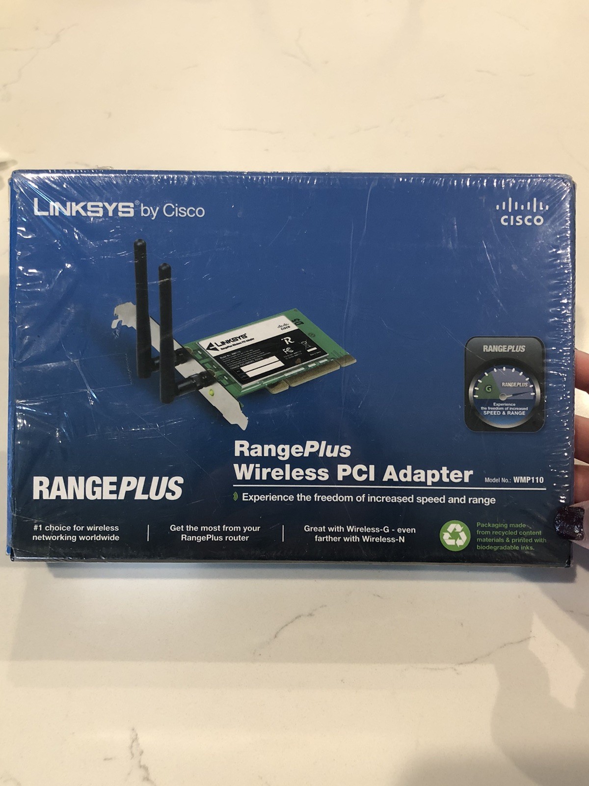 Linksys WMP110 RangePlus Wireless PCI Adapter