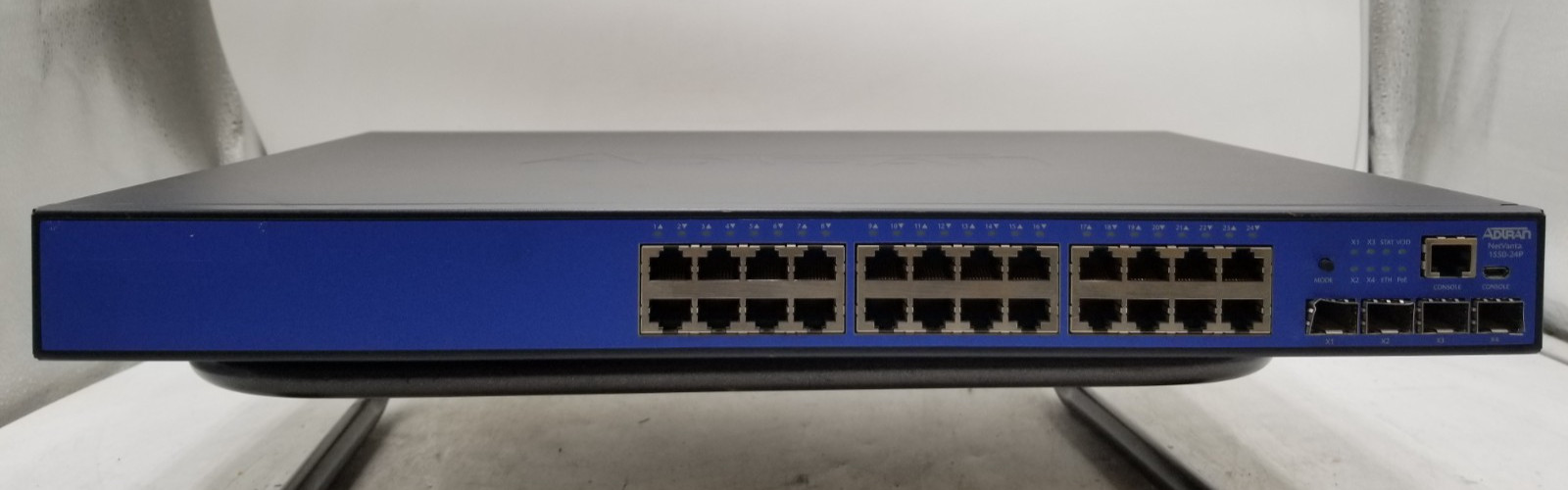 ADTRAN NetVanta 1550-24P 17101524PF1 24 Port RackMountable Ethernet Switch