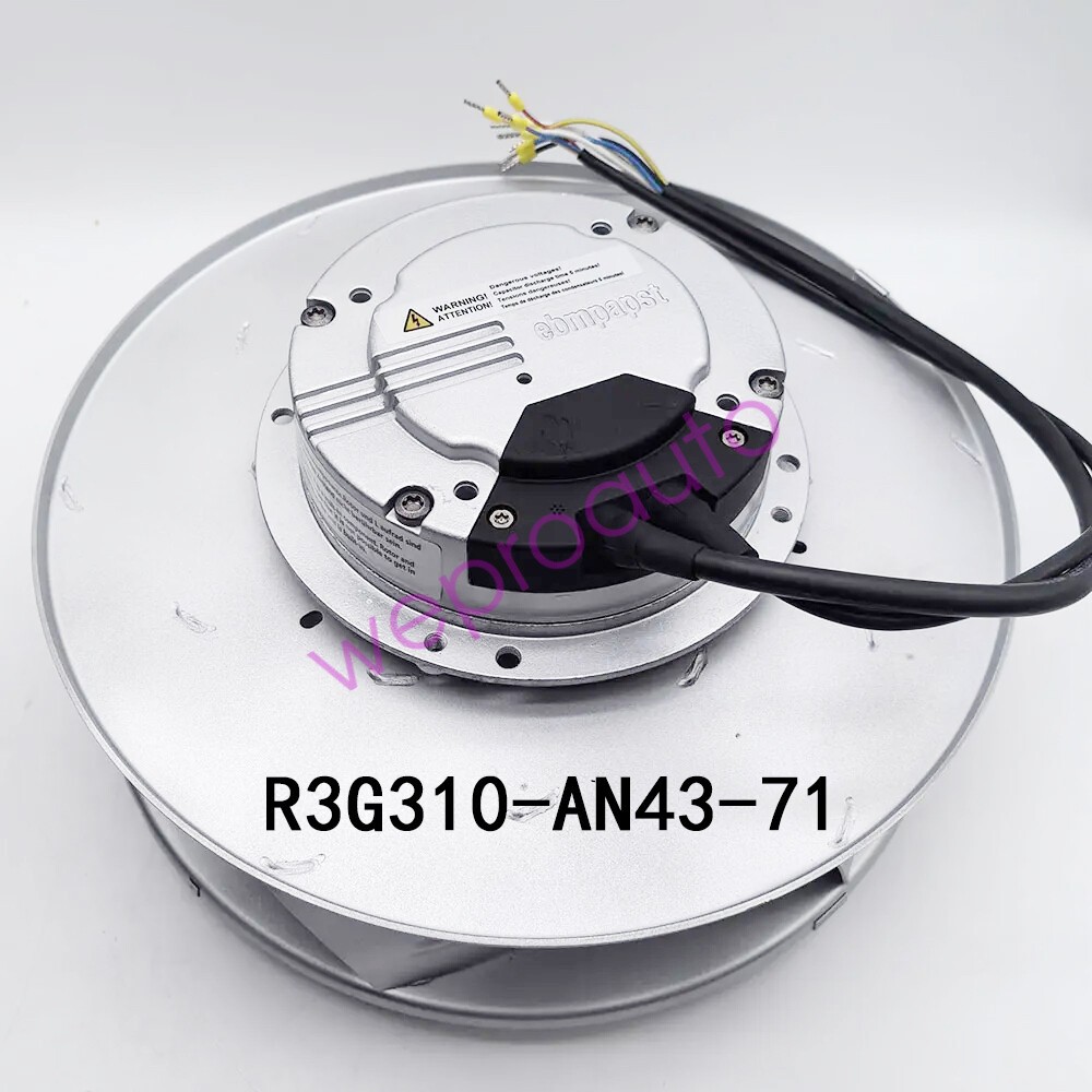 Ebmpaps Centrifugal cooling Fan 230VAC R3G310-AN43-71 φ310MM 470W Fully Teste