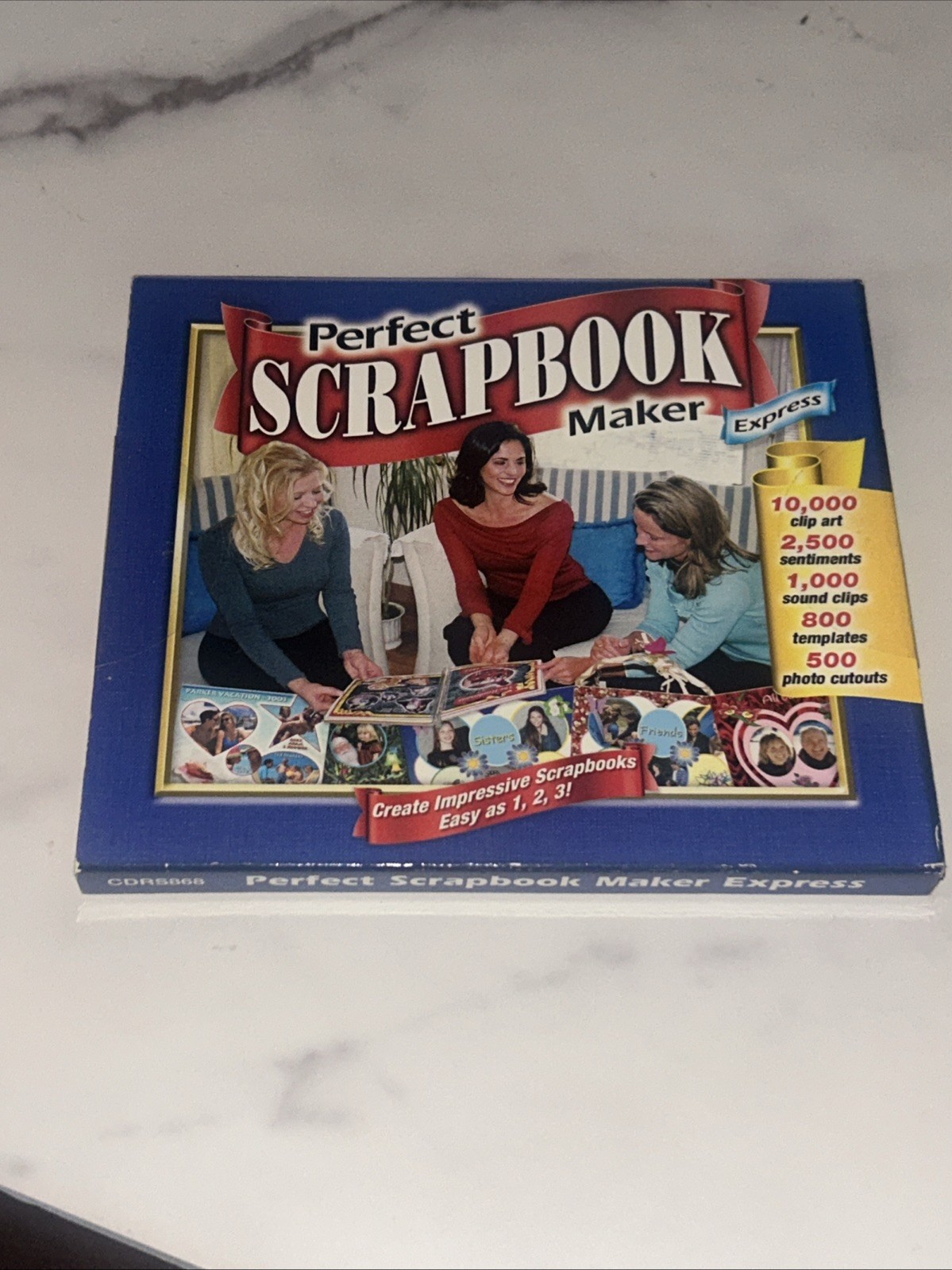 Cosmi Perfect Scrapbook Maker Express PC 2004 Brand New