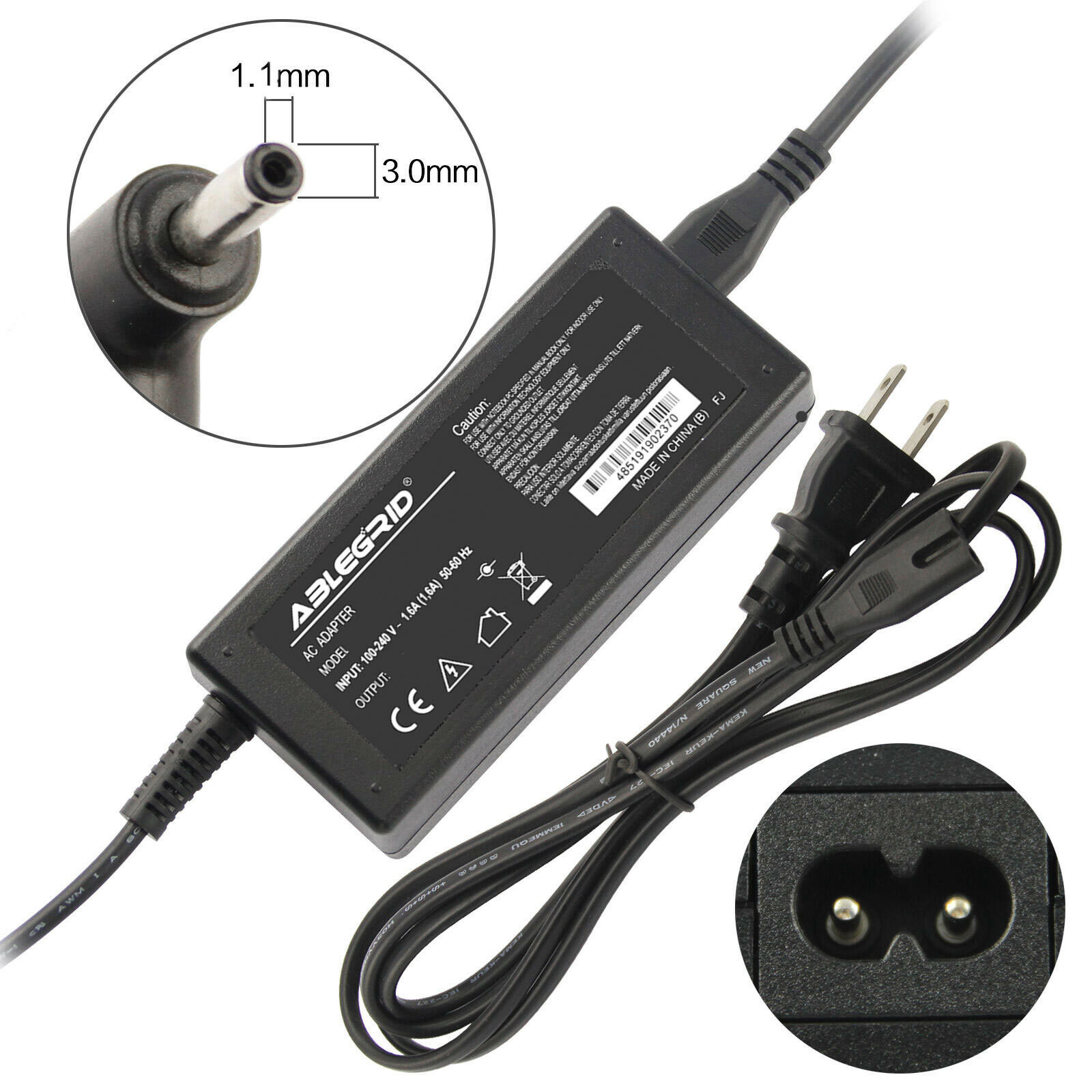 45W AC Adapter Charger Power For Acer Chromebook 11 N7 C731 N7 C731T C731T-C42N