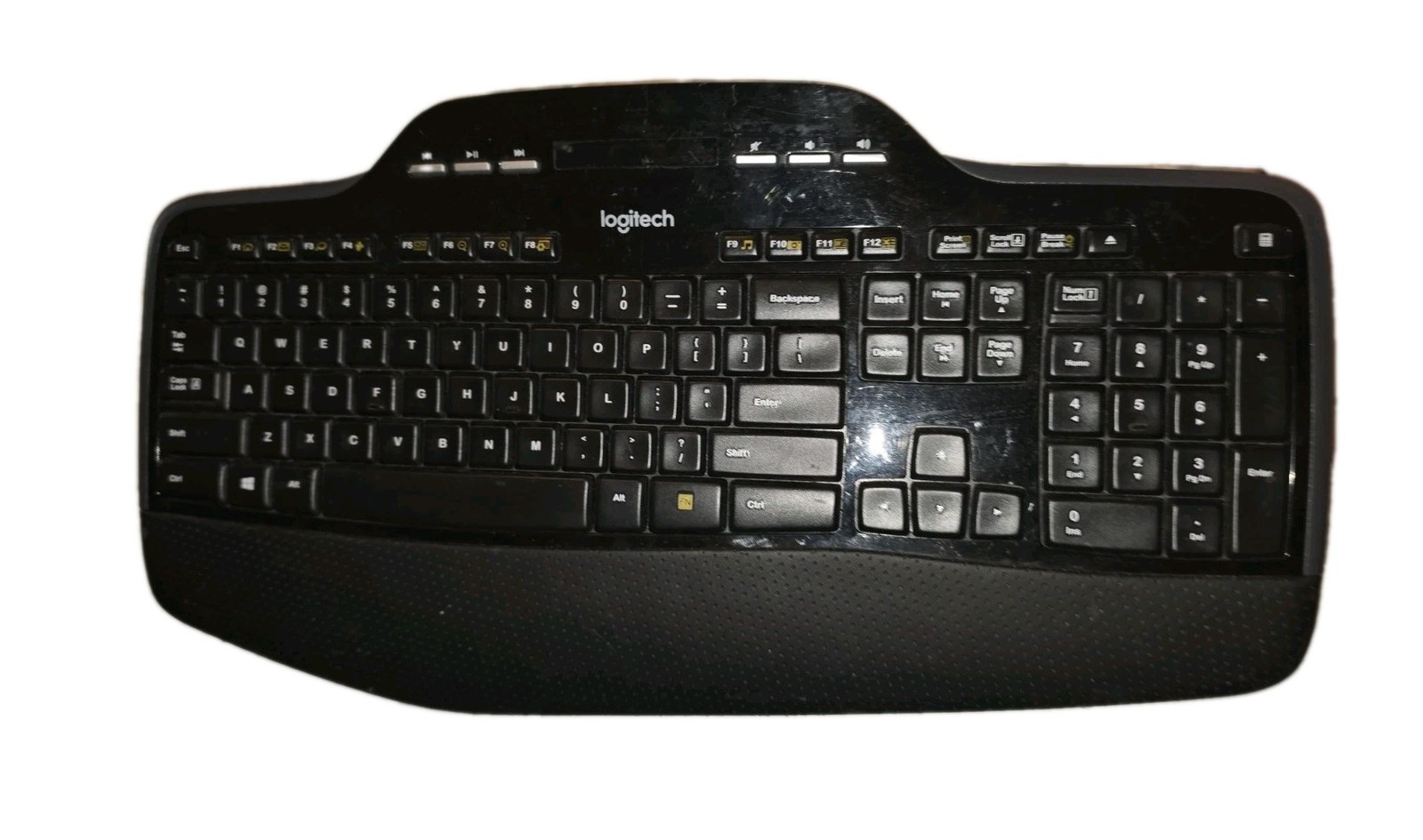 Logitech MK710 Wireless Keyboard with USB Unifying Receiver One Missing Foot