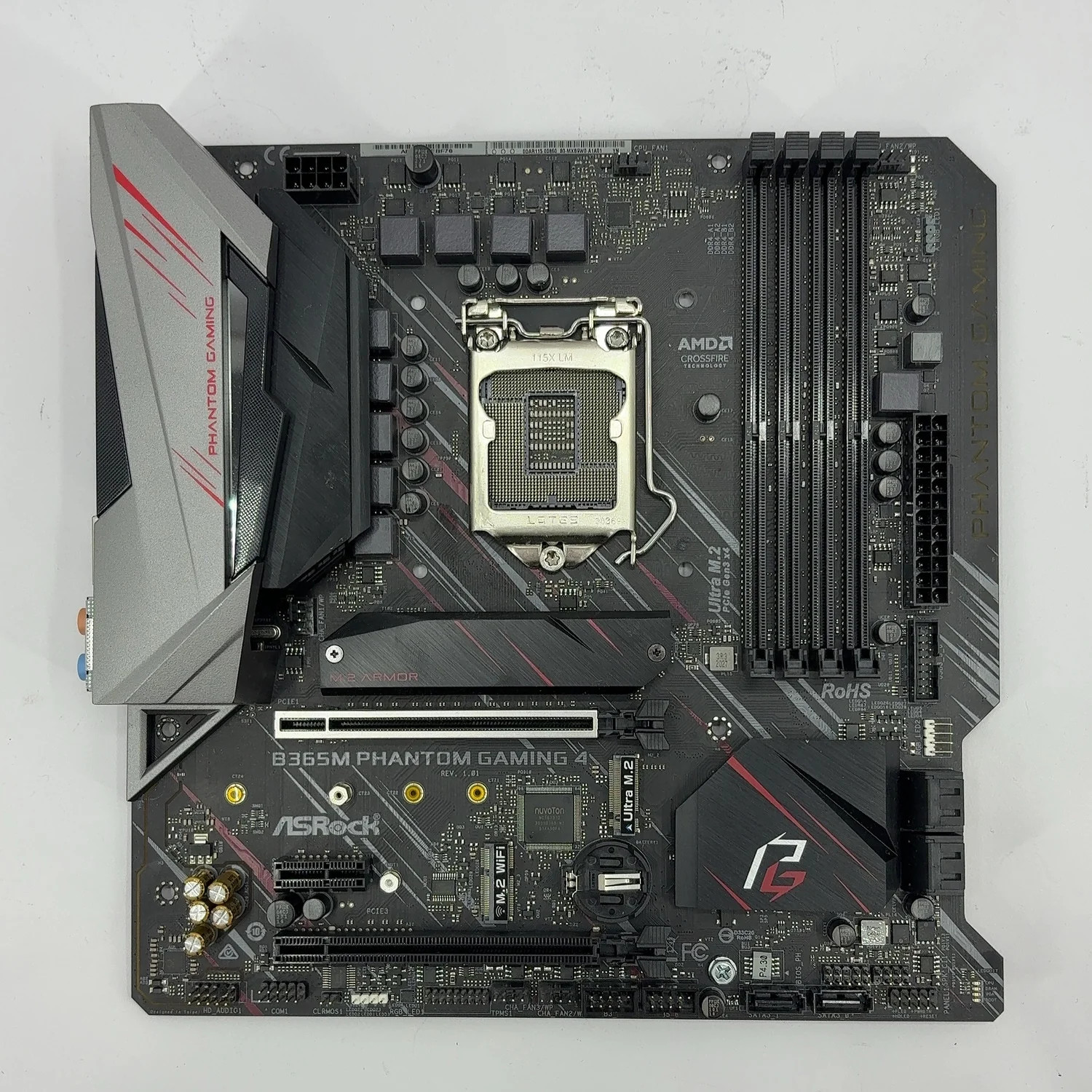 AsRock B365M Phantom Gaming 4 LGA 1151 microATX Intel DDR4 Motherboard