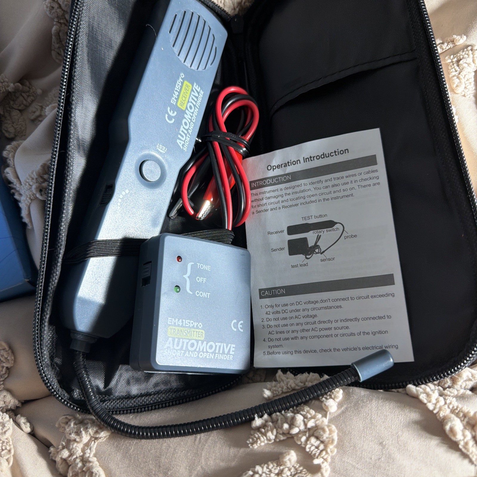 EM415PRO Automotive Short Circuit Finder, Circuit Tracer & Wire Tracker, DC 6