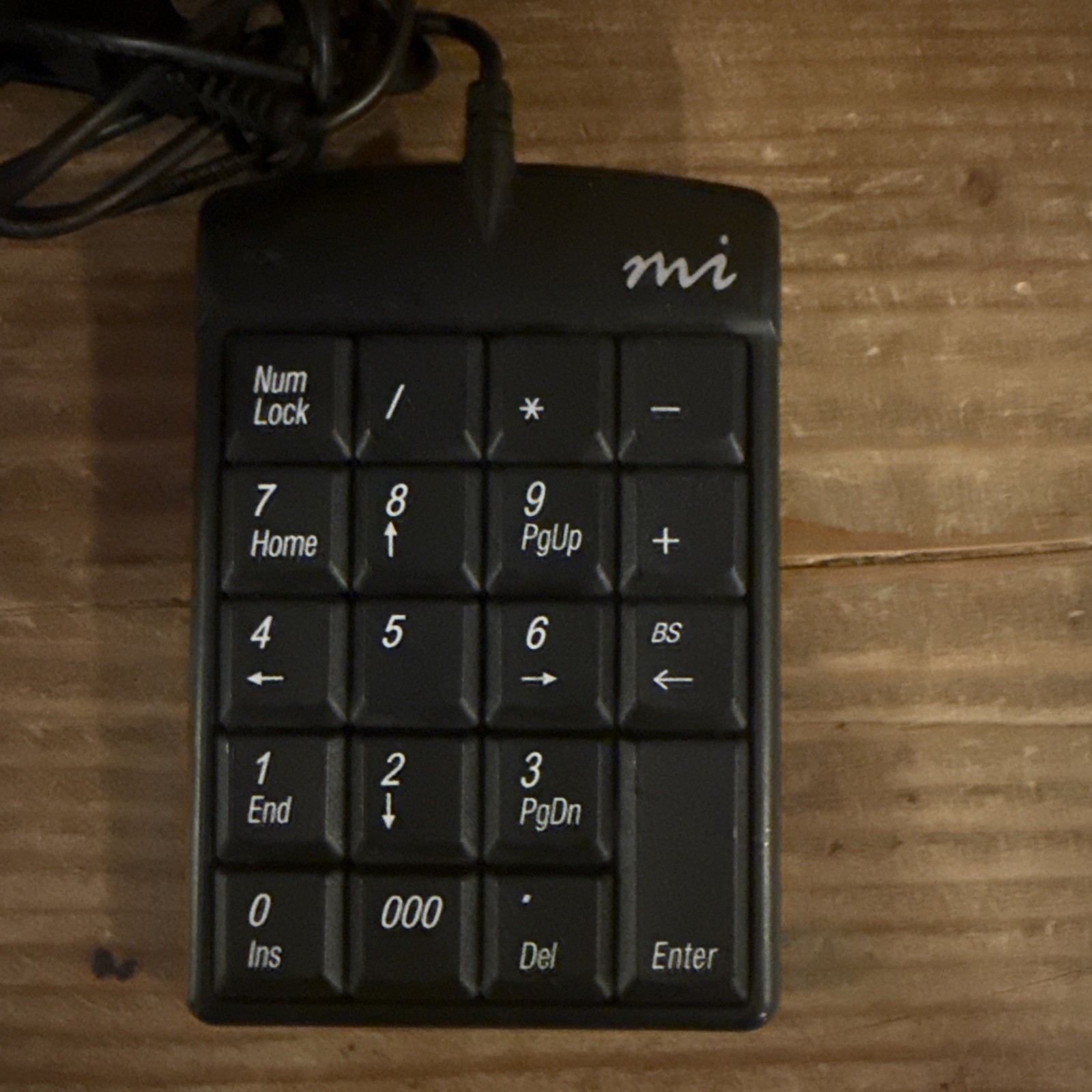 numeric keypad