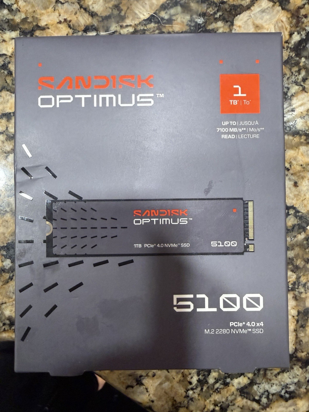 NEW Sandisk Optimus 1TB SSD 5100 NVMe PCIe SSD