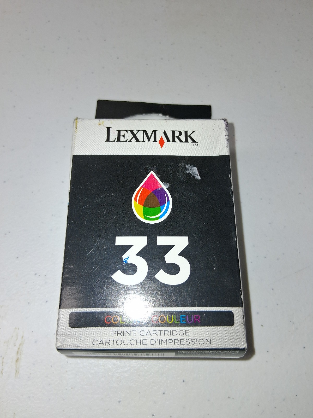 Genuine Lexmark 33 Tri Color Ink Cartridge 18C0033 Sealed Original Brand New Box