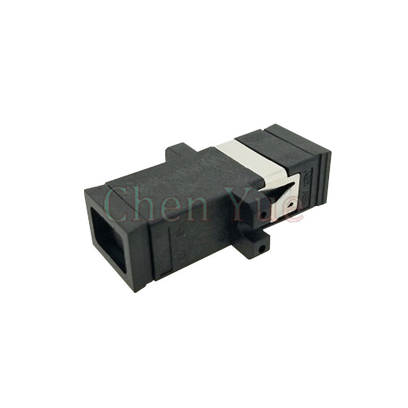 20pcs MTRJ Fiber Adapter SC Shaped SM In Black Color MTRJ Optical Fibre Coupler 